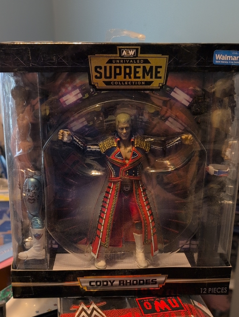 AEW Supreme Collection Cody Rhodes Action Figure - Red & Gold Ring Gear